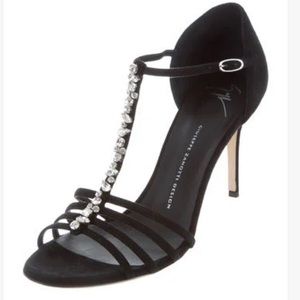 Giuseppe Zanotti Cam Pallido Crystal High Heels